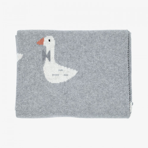 Little Otja detská deka Goose- Grey